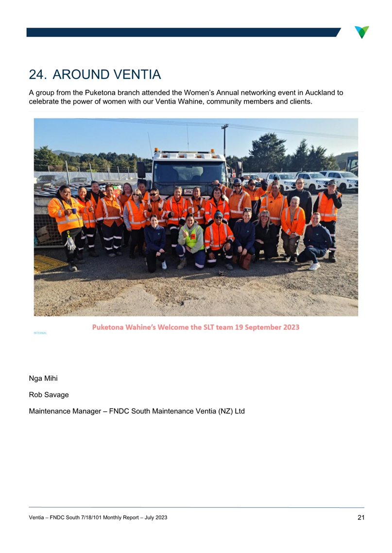 A group of people in orange vests

Description automatically generated