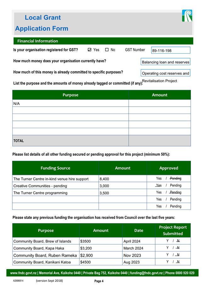 A green and white form with numbers and text

Description automatically generated