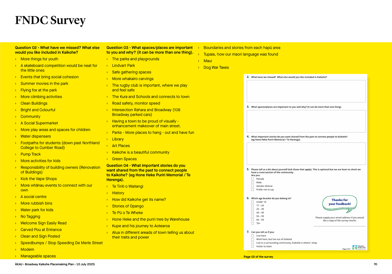 A yellow survey page with black text

AI-generated content may be incorrect.