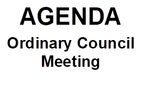 AGENDA
Ordinary Council Meeting
